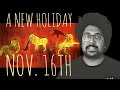 Nov. 16th: “A New Holiday” (Tribute to Carissa’s Wierd)