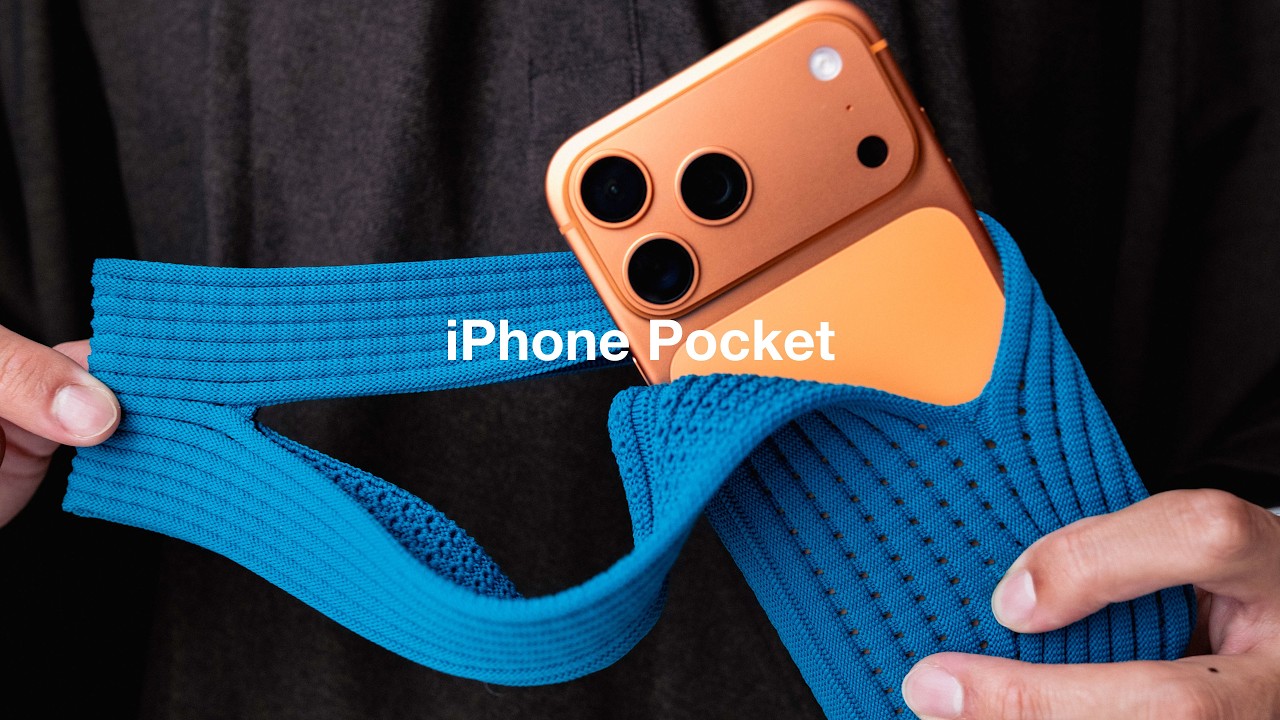 Apple iPhone Pocket ISSEY MIYAKE ロング 青 iPhone Pocket 買った！Apple × ISSEY MIYAKE コラボが最高すぎる