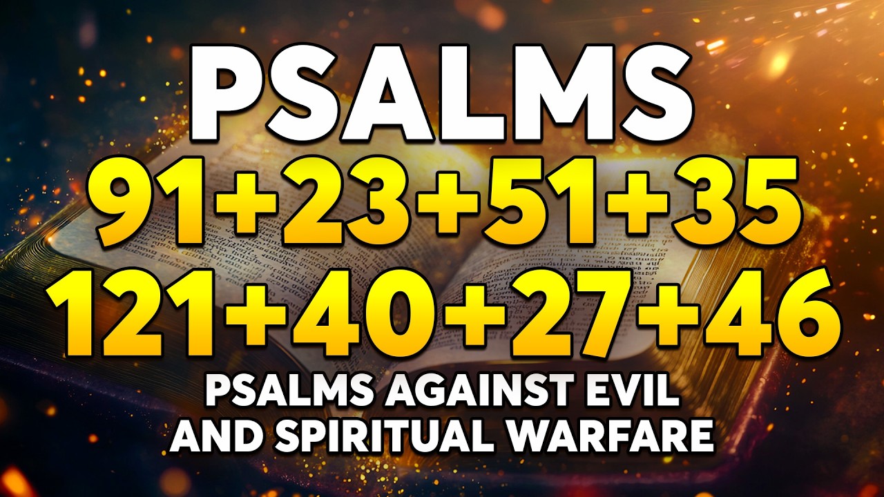 THE MOST POWERFUL PSALMS 91, 23, 51, 35, 121, 40, 27, 46 | Psalms Against Evil and Spiritual Warfare
