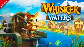 Life Sim avec des Chats, Centré sur la Pêche - Whisker Waters (FR)