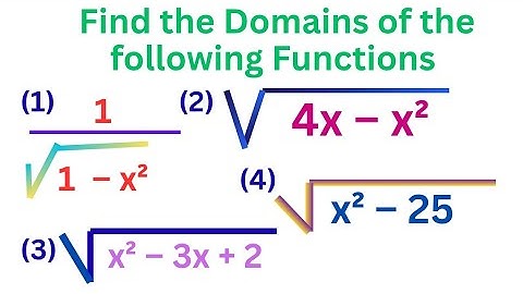 #functions #domains #range @EAG 