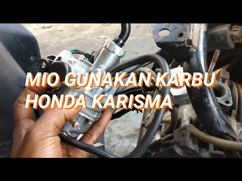 Mio Gunakan Karbu Honda Karisma Supra 125 Youtube