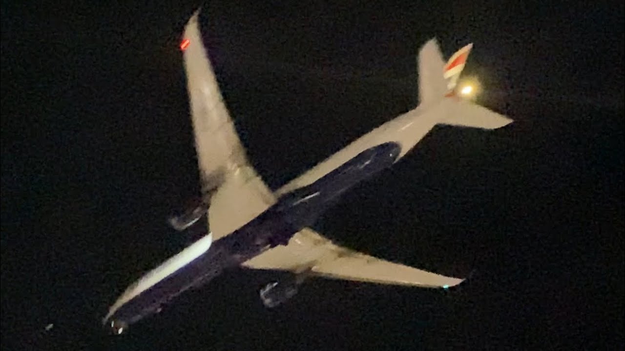 *REVERSE OPS* British Airways A350-1000 [G-XWBJ] takeoff from San Diego ...