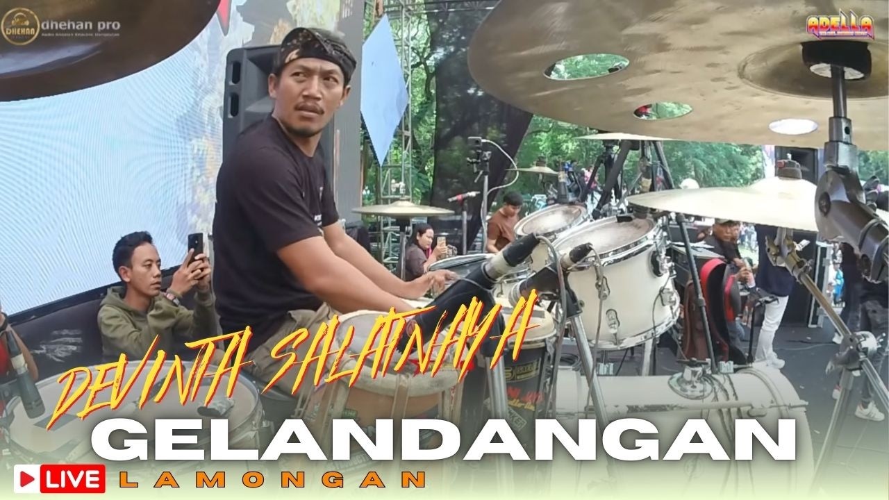 COVER KENDANG CAK NOPIE - GELANDANGAN - DEVINTA SALATNAYA - ADELLA - FEAT DHEHAN PRO  LIVE LAMONGAN