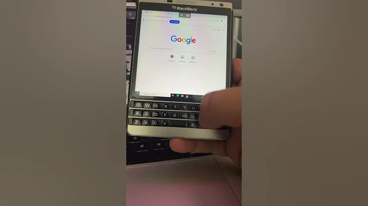Windows 10 on blackberry passport, the keyboard makes this incredibly functional
