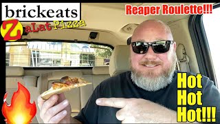ZaLat Pizza REVIEW with Reaper Roulette- Holy HOT!!! brickeats