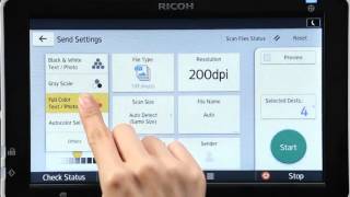 Ricoh Smart Operation Panel Smart Interface  Scanning  (short version)