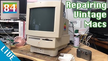 Mac84 LIVE: Vintage Macintosh Repairs (Color Classic & Performas)