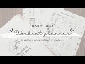 Plan with me  habit nest workout planner  dumbbell home workout journal pdf