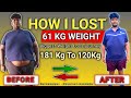 61 kg weight lost with out diet 181 kg to 120 kg 🔥🔥#viral #video #my weightlosse journey 9556669169.