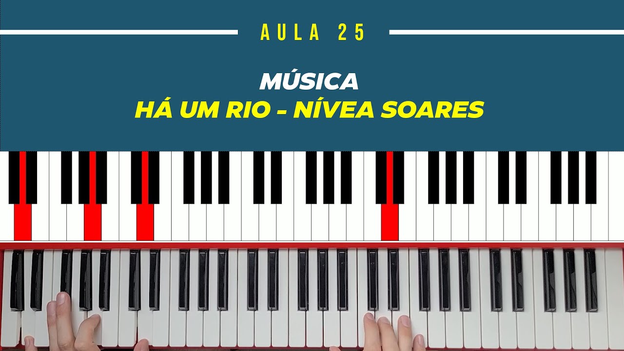 Aula 25 - Música Há Um Rio - Nívea Soares | Teclado | Tutorial