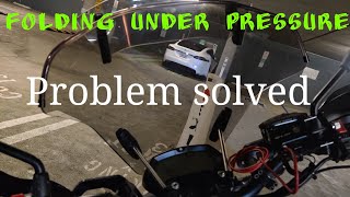MRA universal and Zero windshields high speed folding problem fix.