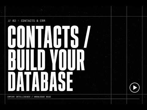 Adding Your First Contact