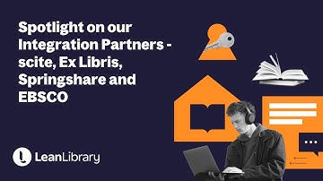 Spotlight on our Integration Partners - scite, Ex Libris, Springshare and EBSCO