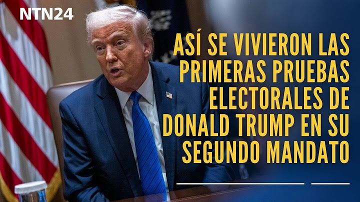 Así se vivieron las primeras pruebas electorales de Donald Trump en su segundo mandato