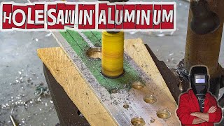 How to Cut Holes in Aluminum with a Hole Saw