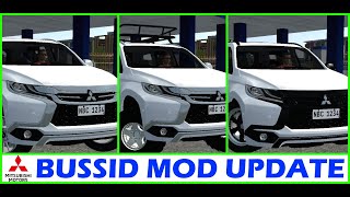 Mitsubishi Montero/Pajero Sport 2017 BUSSID MOD Update   New Release