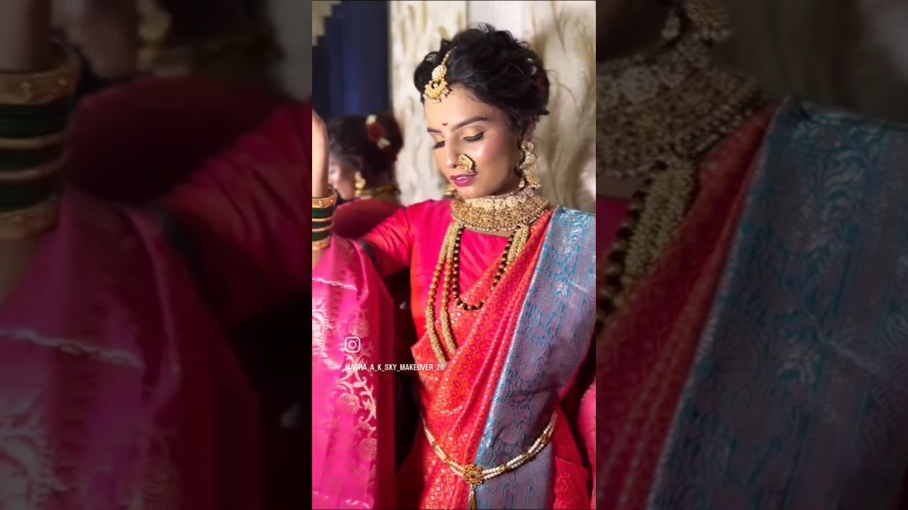 Maharashtrian Look / Marathi Saaj # Jewellery # Nath # Gold