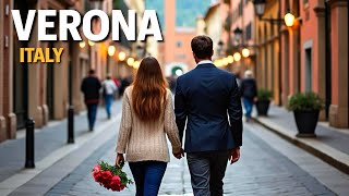 VERONA ITALY, The Beautiful City of Verona, The City of Romeo and Juliet - 4K UHD - with Captions