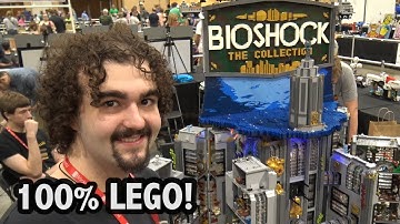 Huge LEGO BioShock Remastered Logo and Scenes | Brickworld Chicago 2017