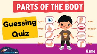 Parts of the Body Quiz | Listening Guessing Game | Kids Learning English