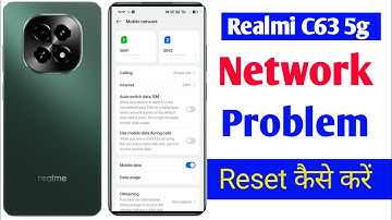Realme C63 5G Network Reset | realme c63 5g network reset settings | how to reset network settings 