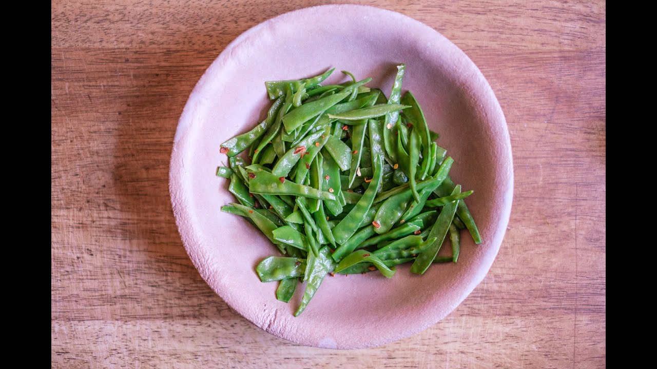 Zuckerschoten zubereiten Rezept - Snow Peas Recipe - YouTube