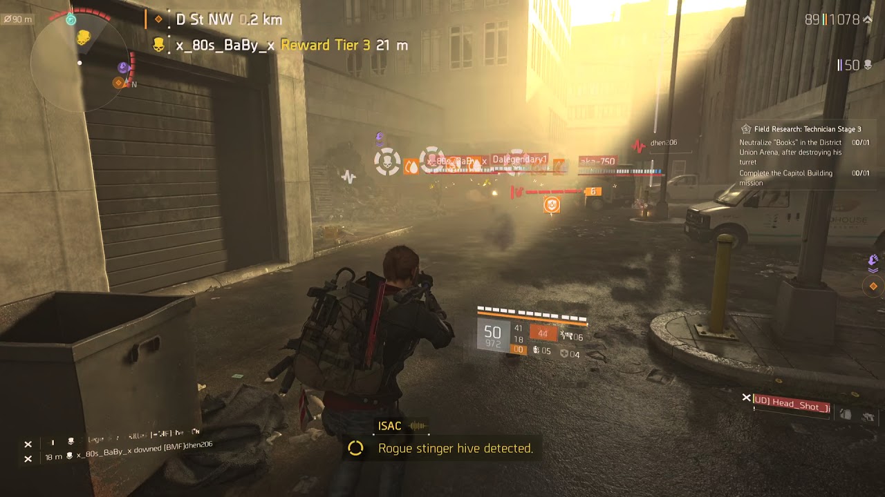 Division 2 shrapnel trap