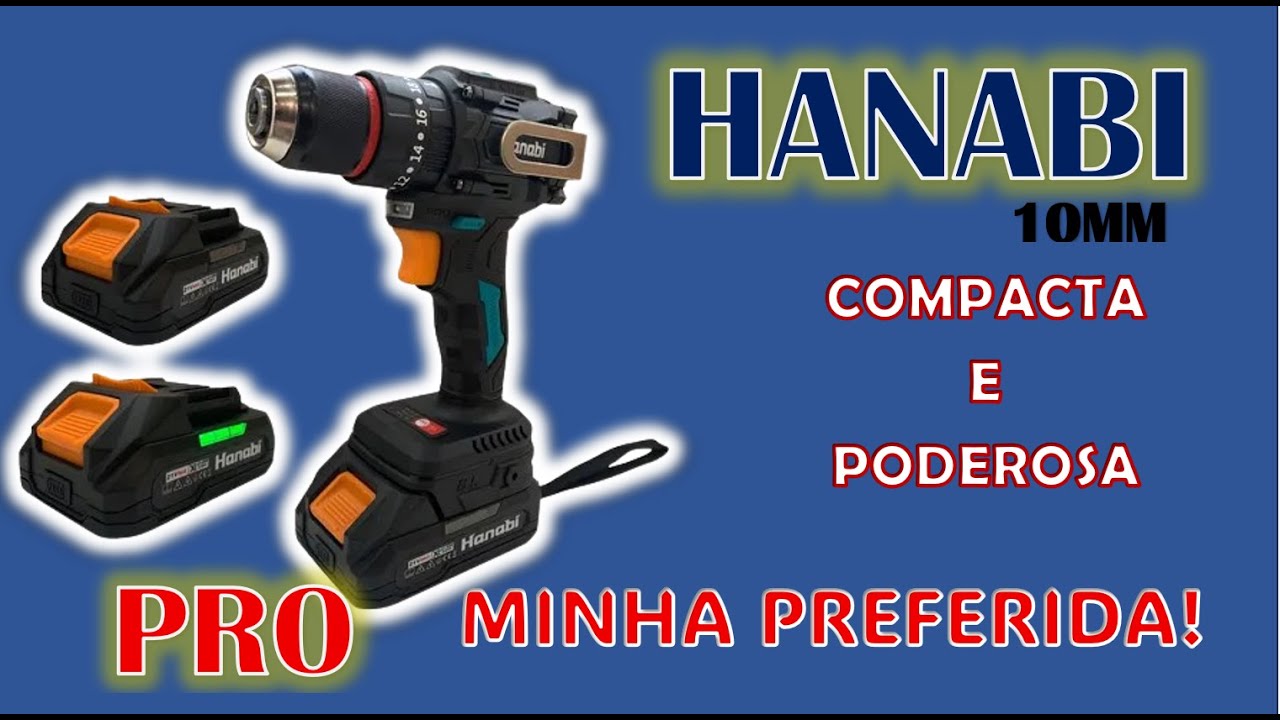 PARAFUSADEIRA HANABI 21V (NOVA) - BRABA!!!