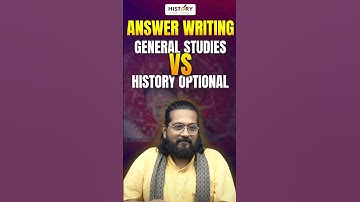 Answer Writing in GS vs Optional #shorts