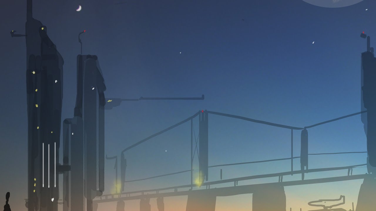 Sci - Fi City art (Basic approach)