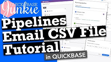 How to use Pipelines to email a CSV file in Quickbase