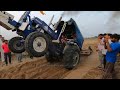 भारत का सबसे तेज दौड़ने वाला ट्रैक्टर हैरो के साथ हुडडा का! Blue Horse Club Farmtrac 6055 tractor