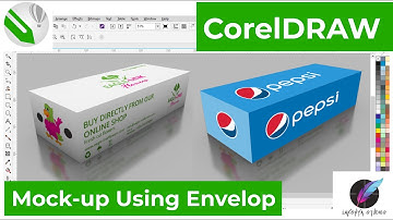 Creating Mock-up using Envelope Tool in CorelDRAW | Class 29