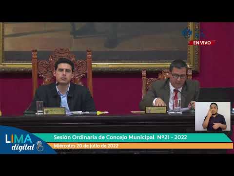 Sesión Ordinaria de Concejo Municipal  Nº21