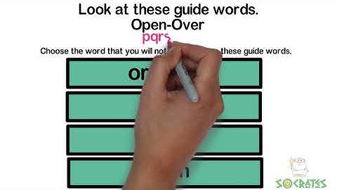 Dictionary Skills | Finding a Word | Learn How to Read for Kids