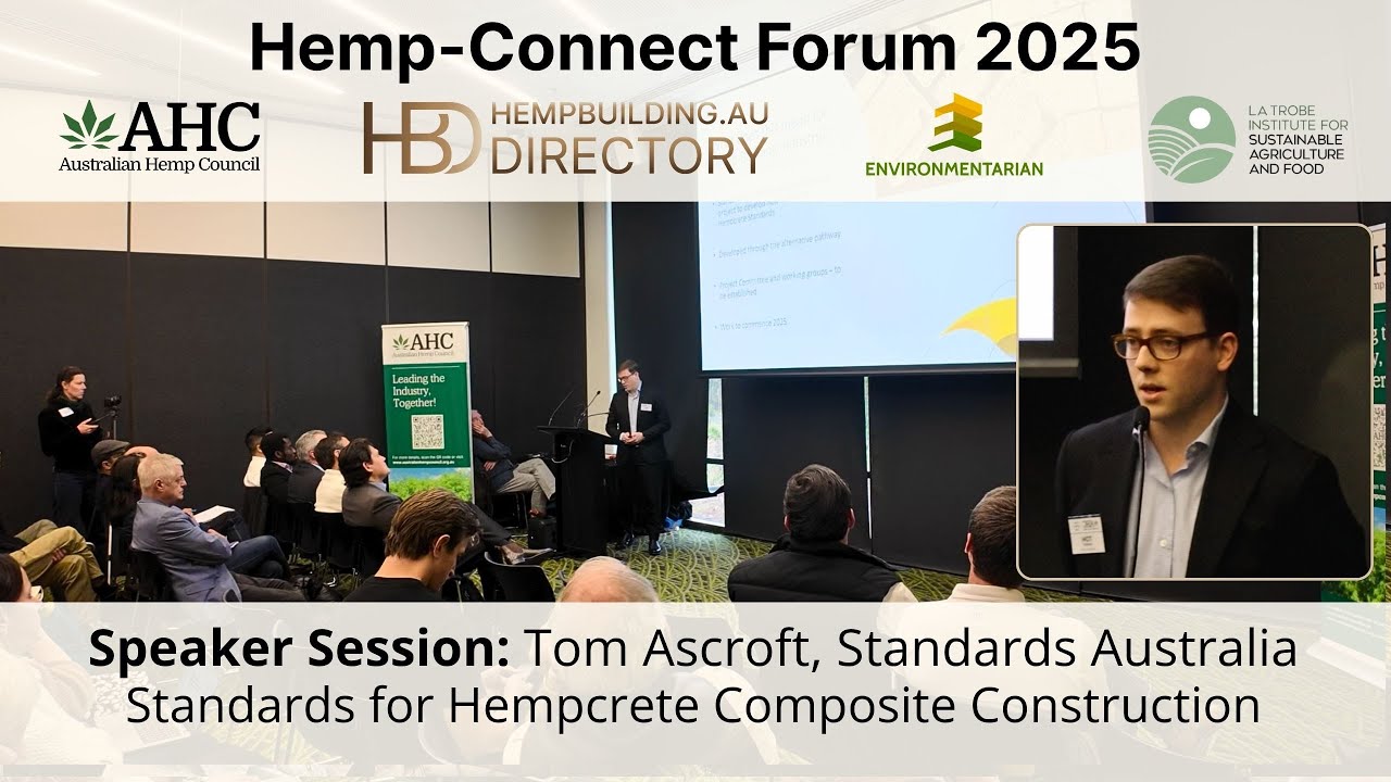 Tom Ascroft, Standards Australia, Speaker at Hemp Connect 2025