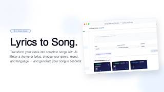 Lyrics to Song: Turn Your Lyrics into Music with AI | Omni Music Studio