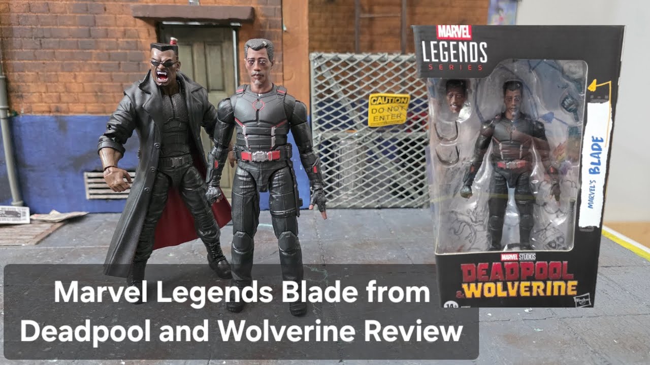 Marvel Legends Blade from Deadpool and Wolverine 2026 Action