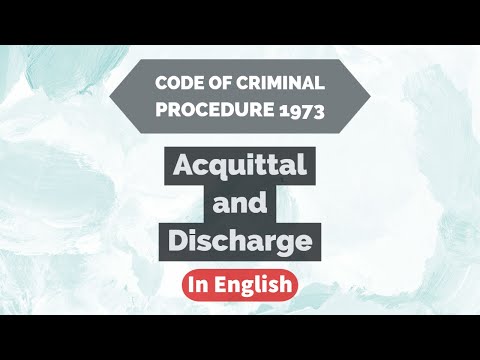 Acquittal and Discharge