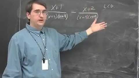 Honors Unit 10 - Video 3 - Adding and Subtracting - Binomial Denominators Part 2