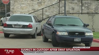 SWAT situation ends in SW Austin with one man in custody