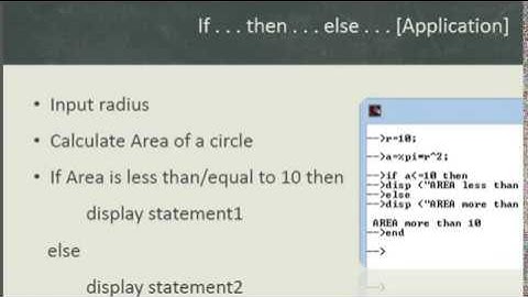 Scilab tutorial - Looping and Branching Part 1 (video 1/3)