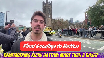 Ricky Hatton’s Emotional Farewell 😢💙 Manchester Mourns a Legend 🥊#rickyhatton 