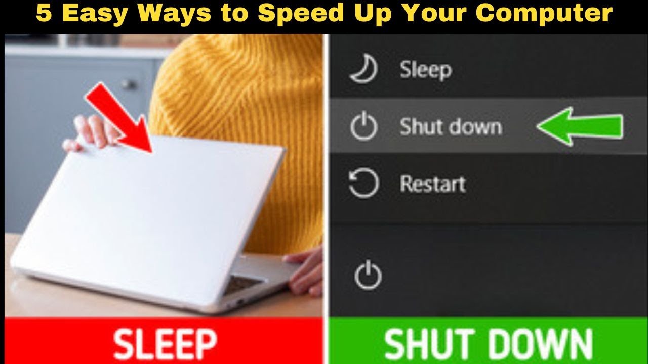 5 Easy Ways to Speed Up Your Computer | How To Learn Tricks - YouTube