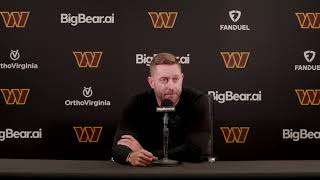 OC Kliff Kingsbury Speaks to the Media Before Practice | Washington Commanders