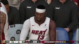 NBA 2K25 (Next Gen) - (EC Quarterfinals) Cleveland Cavaliers vs Miami Heat Game 3