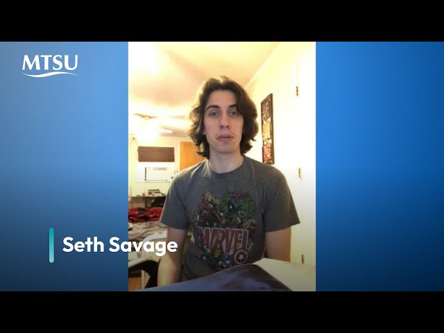 Animation and Visual Arts Student on Why He Chose MTSU