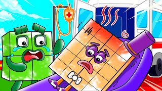 No !!! What happened to Numberblocks ?😱 | Fun cartoon fanmade coloring story