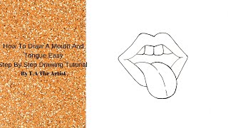 Hello there, in this video i show you how to draw mouth and tongue
easy step by drawing tutorial. learn a tongue/ open with tong...
